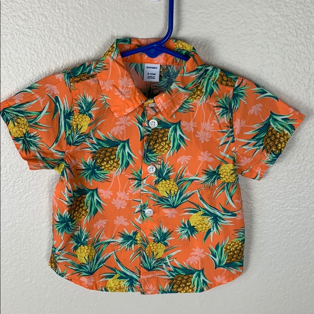 Super cute baby boy shirt size 6-12m